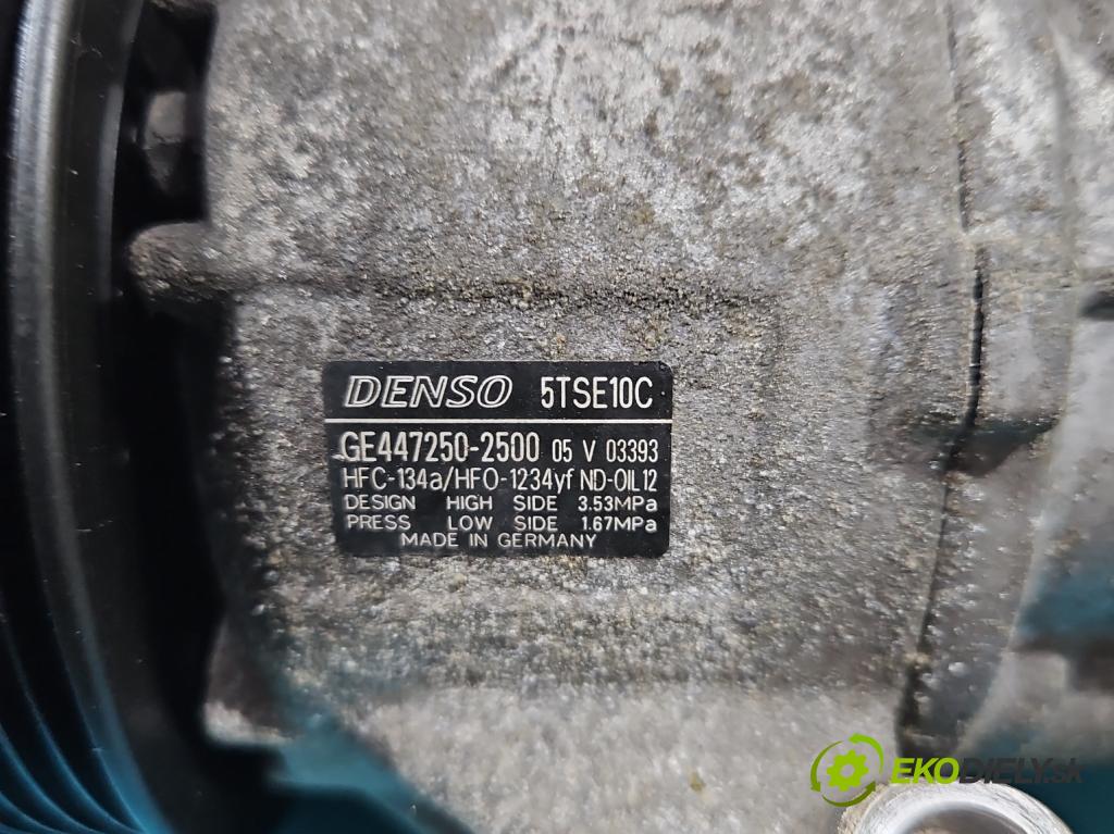 Toyota Yaris III 2011-2020 1.5 VVTi 111KM manual 82 kW 1496 cm3 5- Kompresor: klíma 447250-2500 (Kompresory)