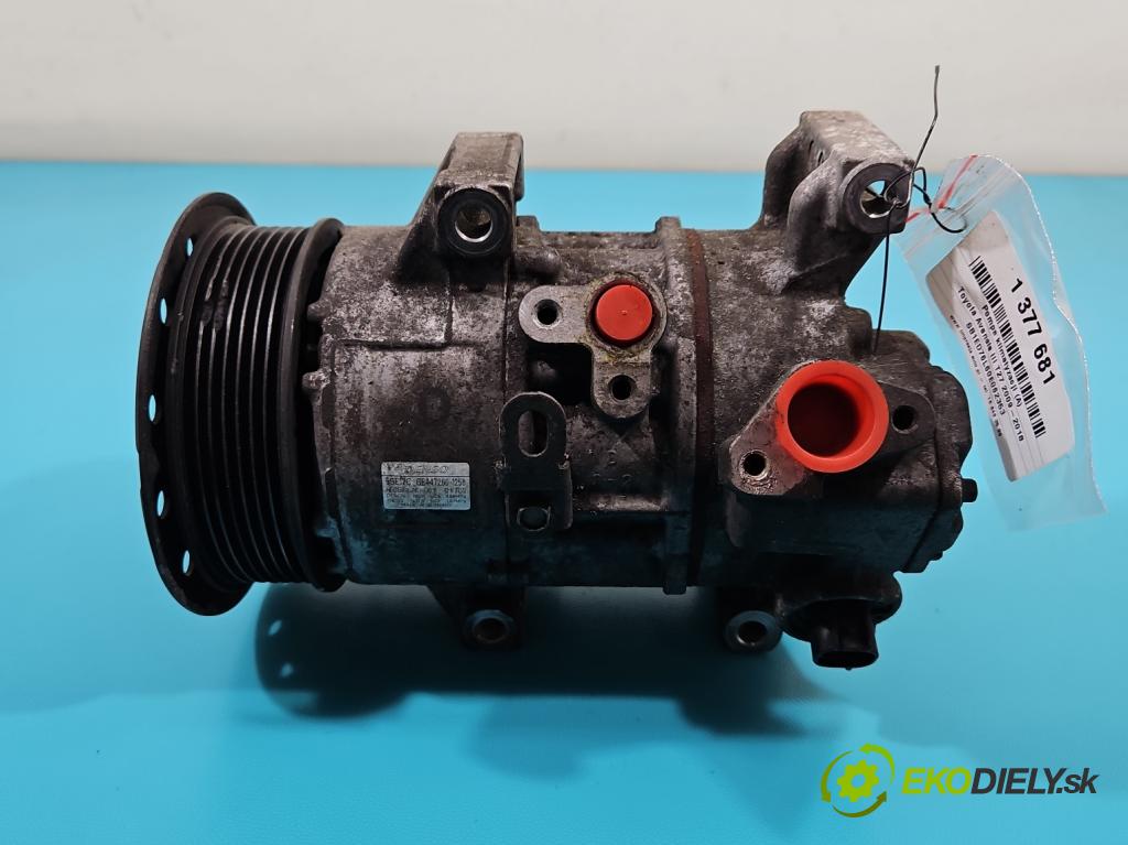 Toyota Avensis III T27 2009-2018 2.0 d4d 126 hp manual 93 kW 1998 cm3 5- Kompresor: klíma 447260-1258 (Kompresory)