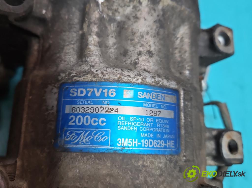Volvo V50 2.0d 136 HP manual 100 kW 1997 cm3 5- Kompresor: klimatizácie 3M5H-19D629-HE (Kompresory klimatizácie)