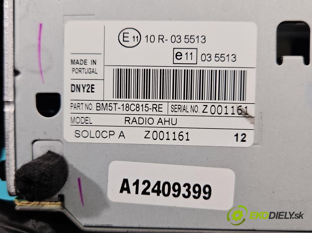 Ford Focus Mk3 2010-2018 1.6 16V 125 HP manual 92 kW 1596 cm3 5- Radio originál BM5T-18C815-RE