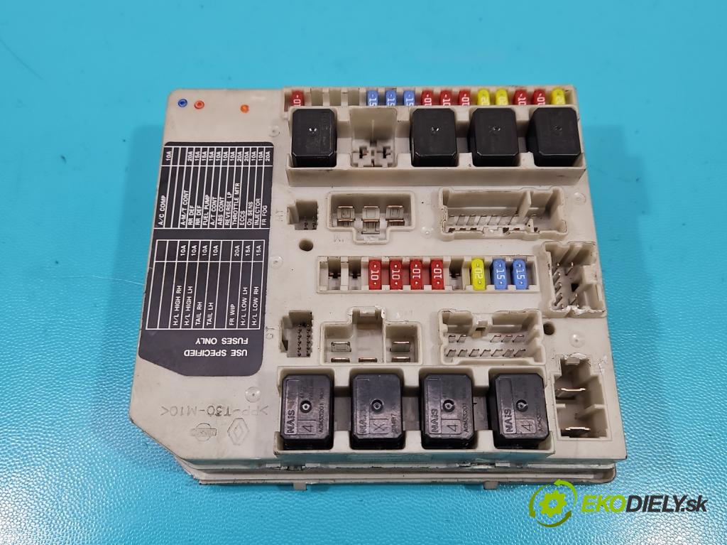 Nissan Micra K12 2003-2010 1.2 16V 80 hp manual 59 kW 1240 cm3 5- skříňka pojistková 284B7AX615 (Pojistkové skříňky)