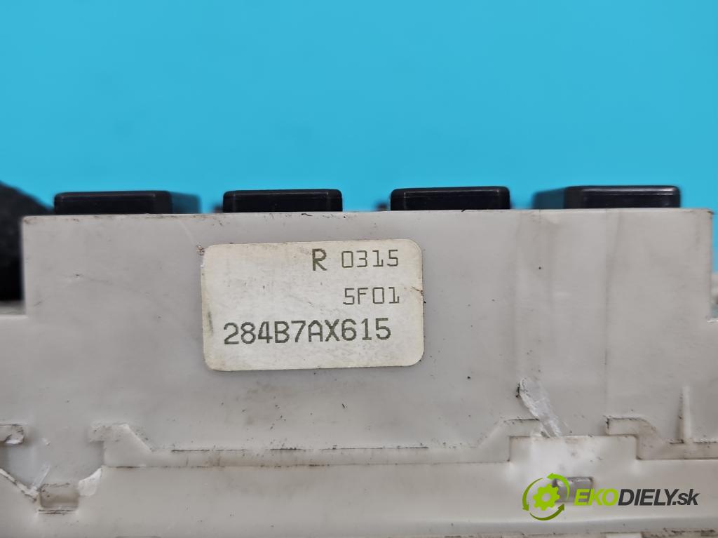 Nissan Micra K12 2003-2010 1.2 16V 80 hp manual 59 kW 1240 cm3 5- skříňka pojistková 284B7AX615 (Pojistkové skříňky)