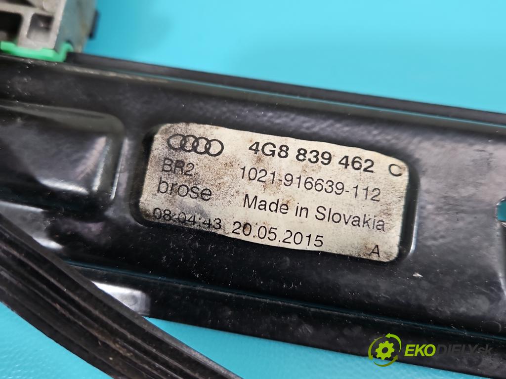 Audi A7 4G 2010-2018 3.0 tdi 272 hp automatic 200 kW 2967 cm3 5- mechanismus stahování zadní pravý 4G8839462C