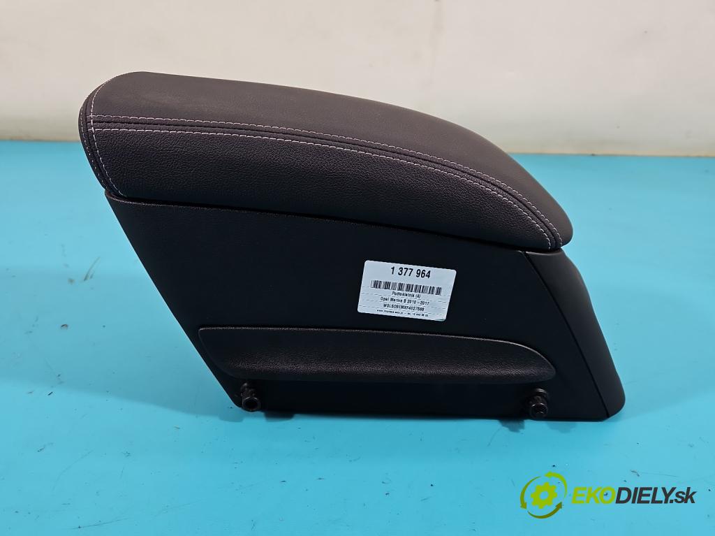 Opel Meriva B 2010-2017 1.4 T 120 HP manual 88 kW 1364 cm3 5- operadlo  (Lakťové opierky)