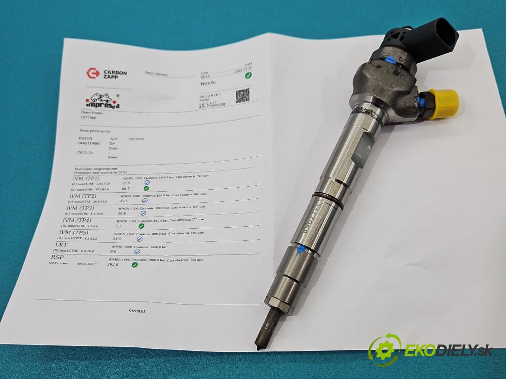 Vw Passat B8 2014 - 2.0 tdi 150 HP automatic 110 kW 1968 cm3 5- vstrek 0445110469 (Vstrekovače)