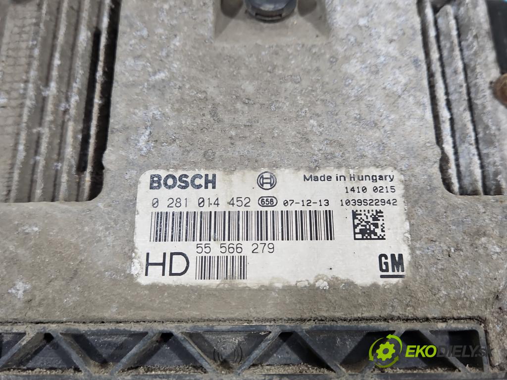 Opel Zafira B 2005-2014 1.9 cdti 150 hp manual 110 kW 1910 cm3 5- řídící jednotka motoru 0281014452