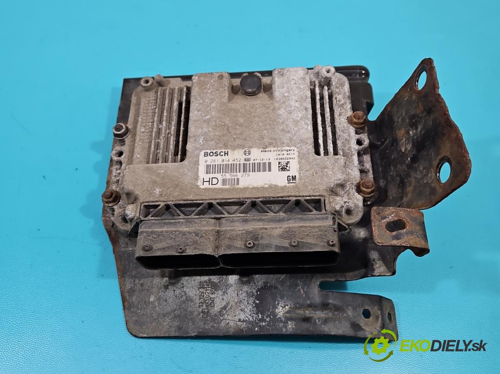 Opel Zafira B 2005-2014 1.9 cdti 150 hp manual 110 kW 1910 cm3 5- řídící jednotka motoru 0281014452