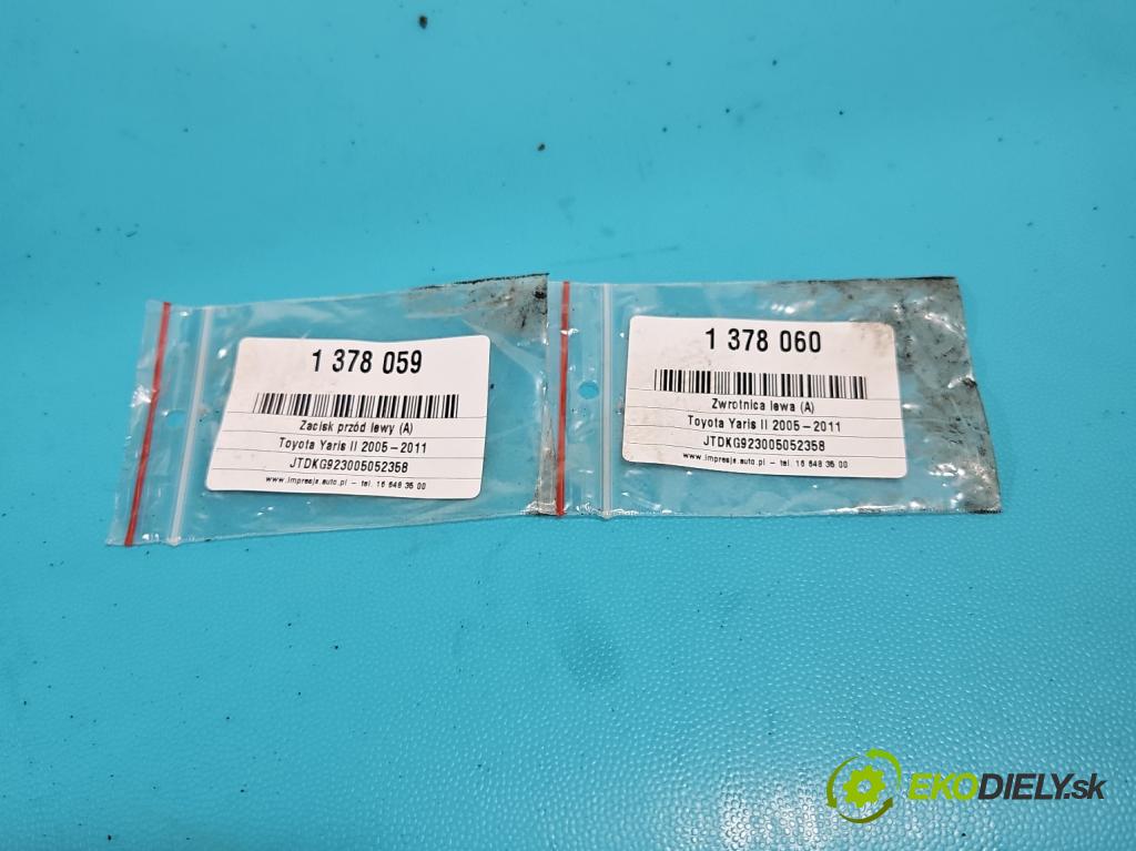 Toyota Yaris II 2005-2011 1.0 vvti 69KM manual 51 kW 998 cm3 5- náboj ľavé  (Náboje)