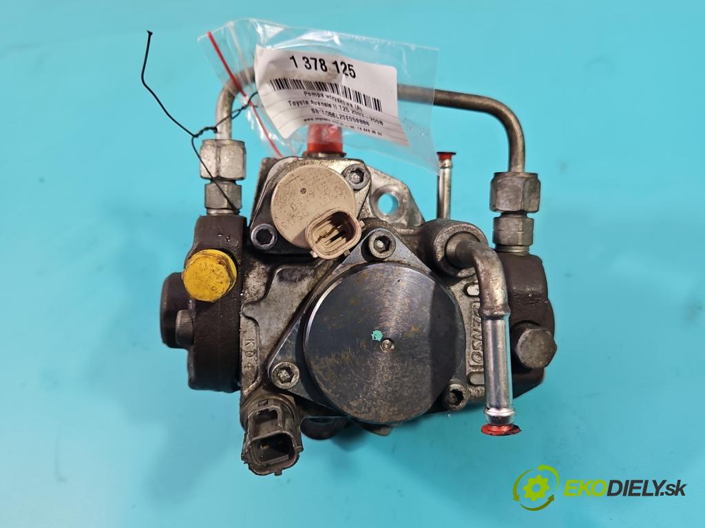 Toyota Avensis II T25 2003-2008 2.0 D4D 126 HP manual 93 kW 1998 cm3 5- čerpadlo vstrekovacia 22100-0R020 (Vstrekovacie čerpadlá)