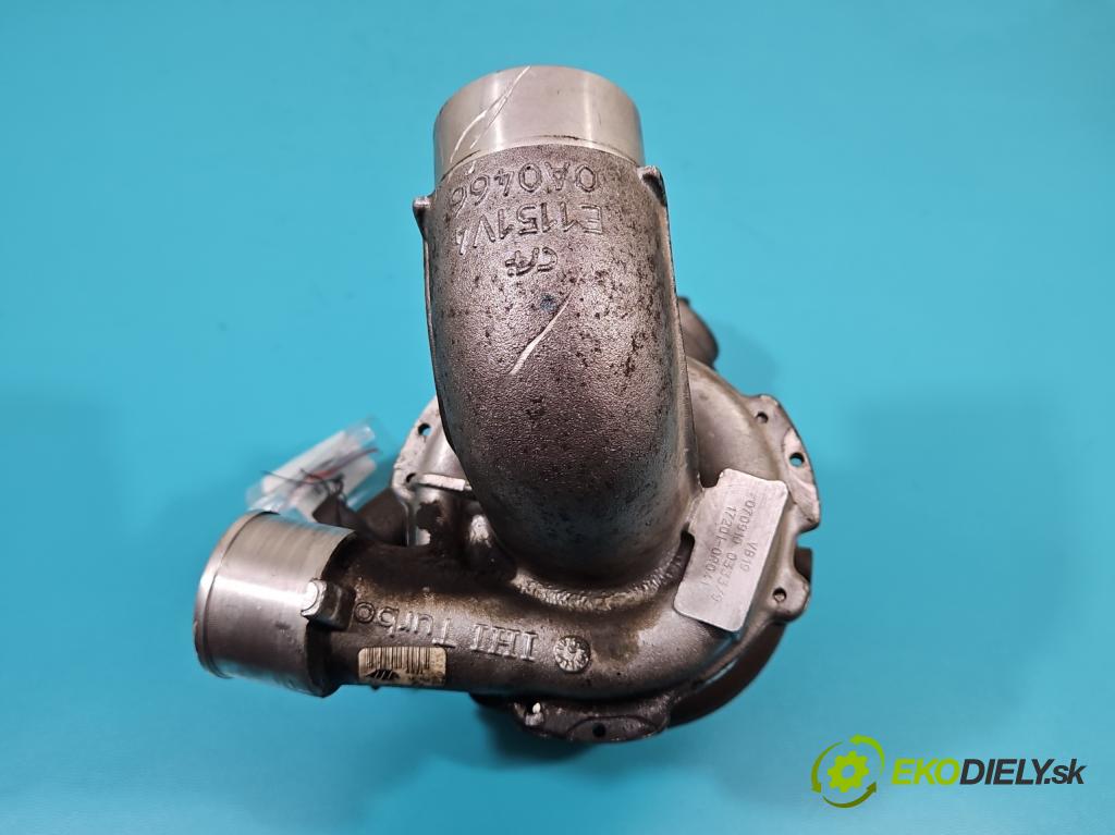 Toyota Avensis II T25 2003-2008 2.0 D4D 126 hp manual 93 kW 1998 cm3 5- Turbodmychadlo VB19 (Turbodúchadla (kompletní))