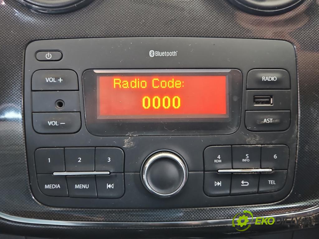 Dacia Sandero II 2012-2020 1.0 12V SCe: 73 HP manual 54 kW 999 cm3 5- Radio originál 281154759R