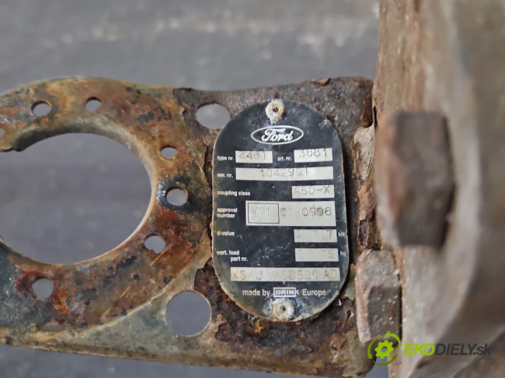 Ford Focus Mk1 1998-2004 1.6 16V 101 hp manual 74 kW 1596 cm3 5- oko tažné  (Tažná zařízení)