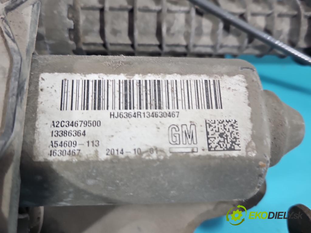 Opel Meriva B 2010-2017 1.4 T 120 HP manual 88 kW 1364 cm3 5- Brzda manuál: elektrický: A2C34679500 (Ručné brzdy)