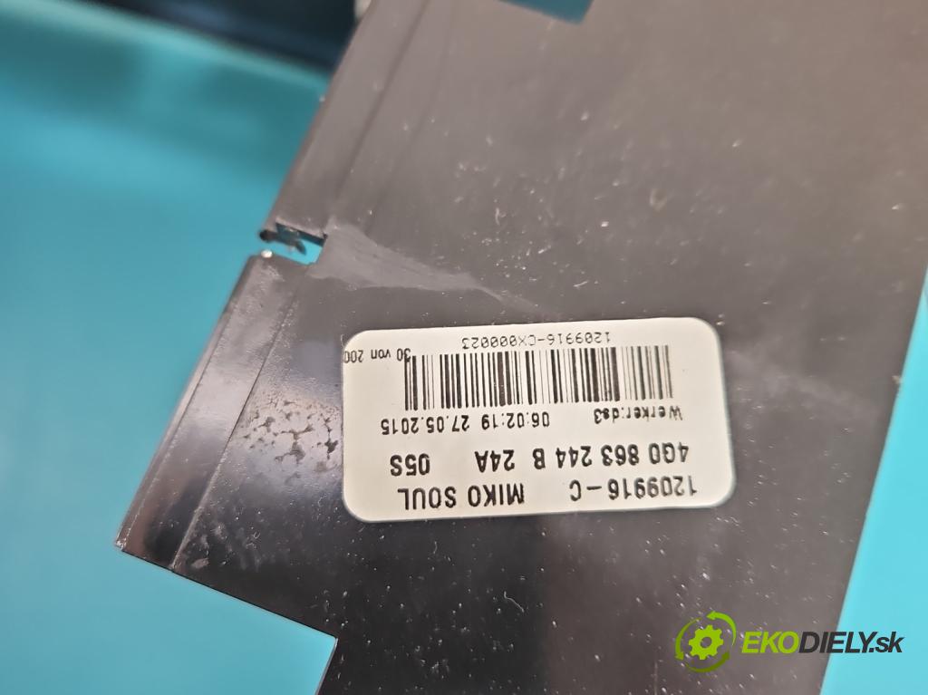 Audi A7 4G 2010-2018 3.0 tdi 272 HP automatic 200 kW 2967 cm3 5- operadlo 4G0863244B (Lakťové opierky)