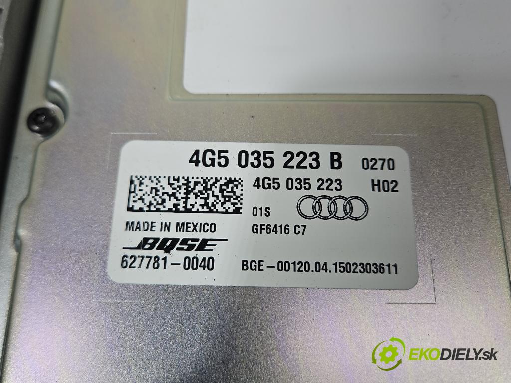 Audi A7 4G 2010-2018 3.0 tdi 272 HP automatic 200 kW 2967 cm3 5- Zesilovač: 4G5035223B (Zosilňovače)