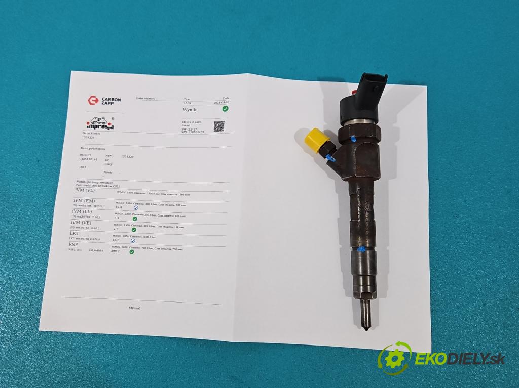 Opel Vivaro 2001-2014 1.9 cdti 101 HP manual 74 kW 1870 cm3 5- vstrek 0445110146 (Vstrekovače)