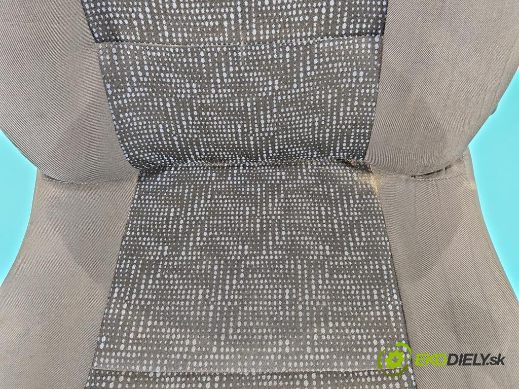 Renault Twingo II 2007-2014 1,2.0 16V 75 HP manual 55 kW 1149 cm3 3- Sedačka ľavý  (Sedačky, sedadlá)