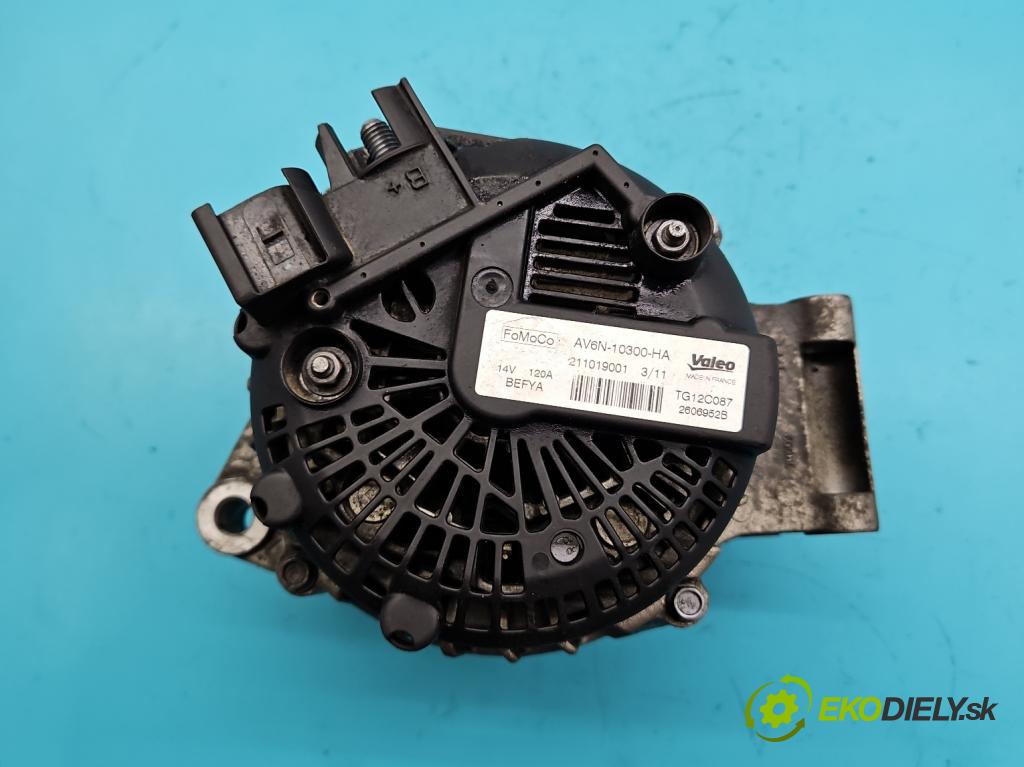 Ford Focus Mk3 2010-2018 1.6 16V 125 HP manual 92 kW 1596 cm3 5- Alternator AV6N-10300-HA (Alternátory)