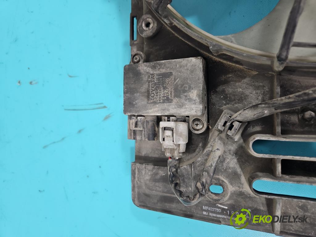 Toyota Auris I 2006-2013 1.6 vvti 124hp manual 91 kW 1598 cm3 5- Ventilátor chladiča