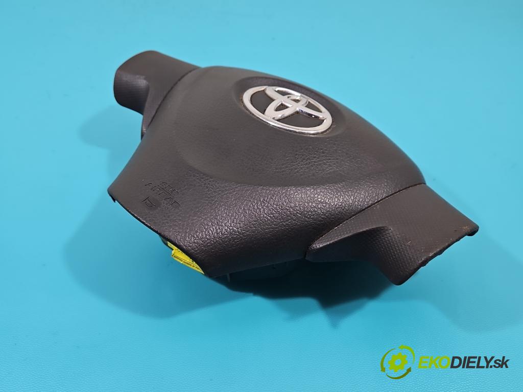 Toyota Auris I 2006-2013 1.6 vvti 124hp manual 91 kW 1598 cm3 5- airbag vzduch: Řidiči: 45130-02280-B0 (Airbagy)