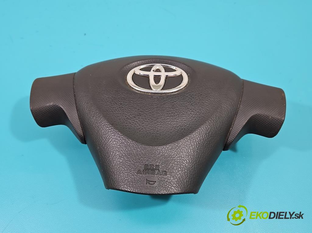 Toyota Auris I 2006-2013 1.6 vvti 124hp manual 91 kW 1598 cm3 5- airbag vzduch: Řidiči: 45130-02280-B0 (Airbagy)