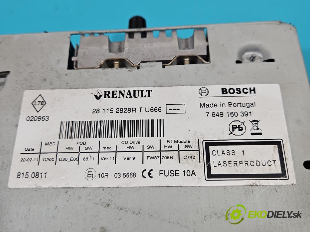 Renault Espace IV 2003-2014 2.0 dci 173KM automatic 127 kW 1995 cm3 5- Radio originál 281152828R
