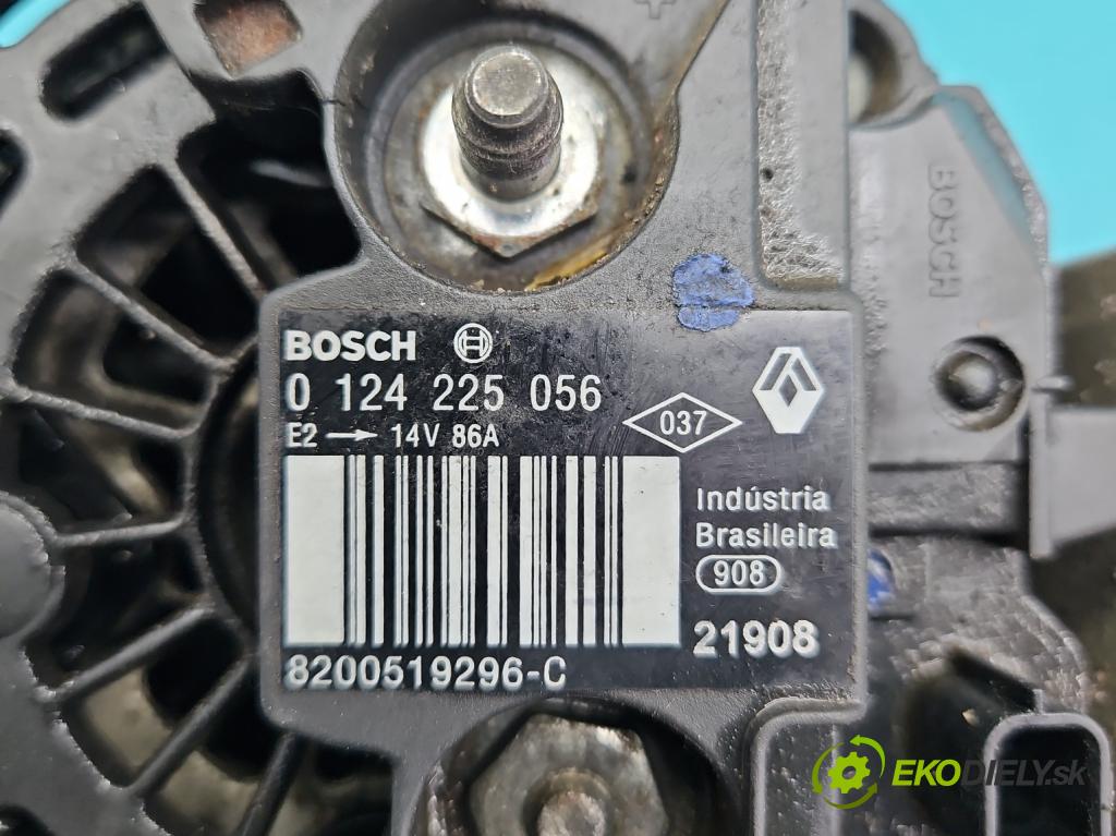 Renault Twingo II 2007-2014 1,2.0 16V 75 hp manual 55 kW 1149 cm3 3- Alternator 8200519296 (Alternátory)