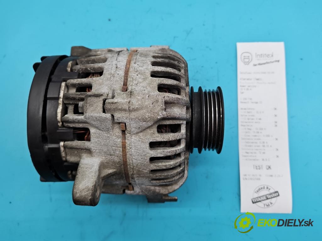 Renault Twingo II 2007-2014 1,2.0 16V 75 hp manual 55 kW 1149 cm3 3- Alternator 8200519296 (Alternátory)