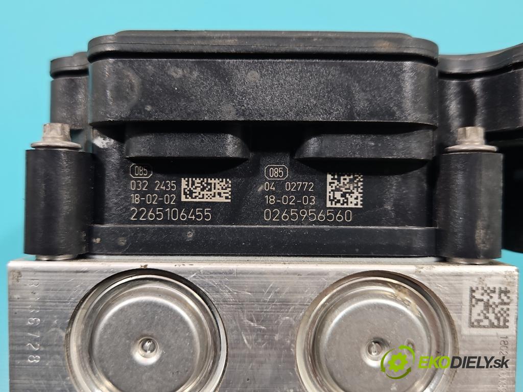 Dacia Sandero II 2012-2020 1.0 12V SCe: 73 HP manual 54 kW 999 cm3 5- čerpadlo abs 0265956560 (Pumpy ABS)