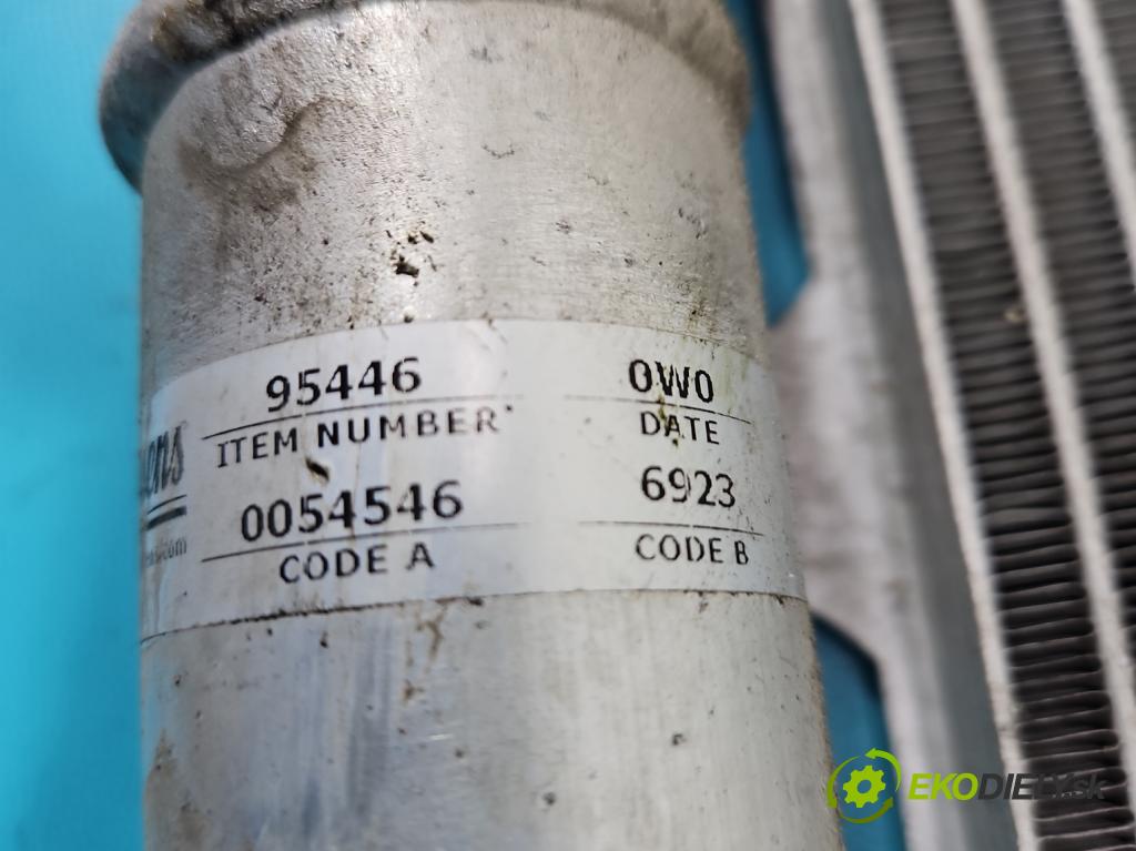 Mercedes A W169 2004-2012 1.5 95 HP manual 70 kW 1498 cm3 5- chladič klimatizácie  (Chladiče klimatizácie)