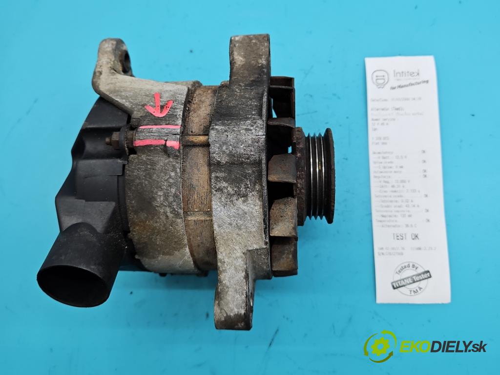 Fiat Uno 1.4 JEDEN: 69KM manual 51 kW 1372 cm3 5- Alternator  (Alternátory)