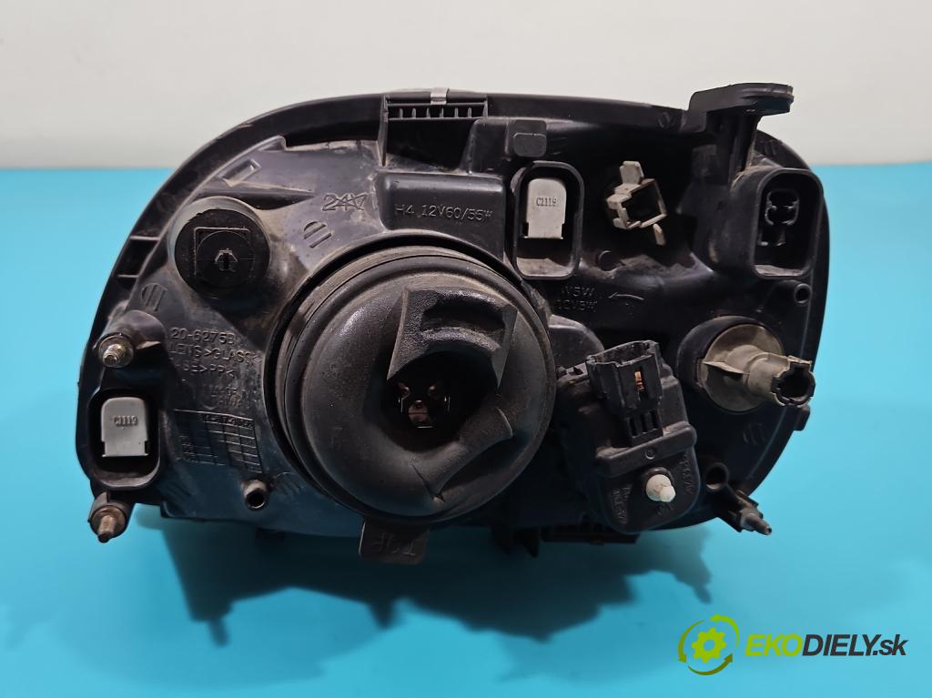 Nissan Micra K11 1992-2003 1.5d 57 HP manual 42 kW 1527 cm3 3- Reflektor: pravý  (Pravé)