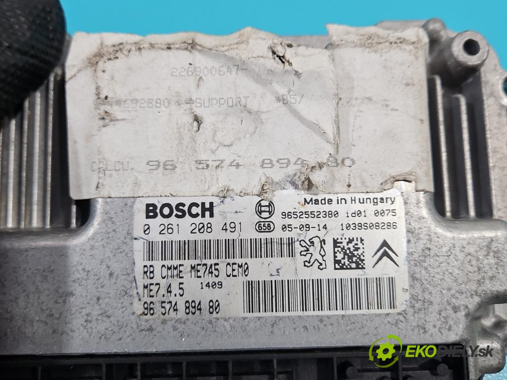 Citroen C4 I 2004-2011 1.6 16V 109 hp manual 80 kW 1587 cm3 3- řídící jednotka motoru 0261208491