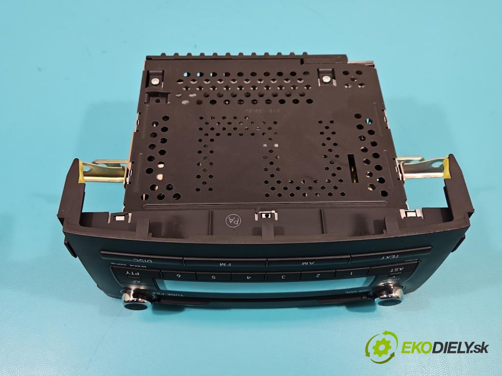 Toyota Auris I 2006-2013 1.6 vvti 124hp manual 91 kW 1598 cm3 5- Radio originál 86120-02510