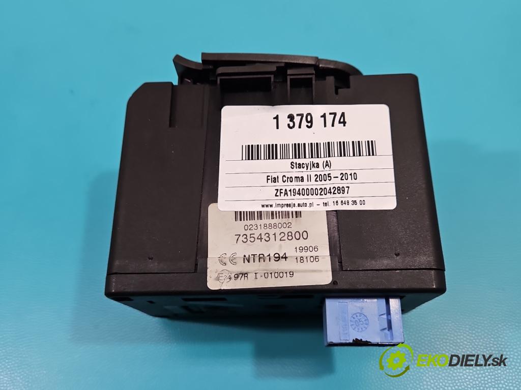 Fiat Croma II 2005-2010 1.9 jtd 120 HP manual 88 kW 1910 cm3 5- Spínačka 7354312800 (Spínacie skrinky a kľúče)