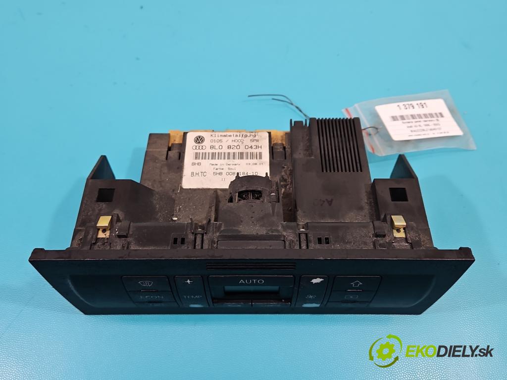 Audi A3 8L 1996-2003 1.6 SR 102 HP manual 75 kW 1595 cm3 3- panel kúrenia 8L0820043H
