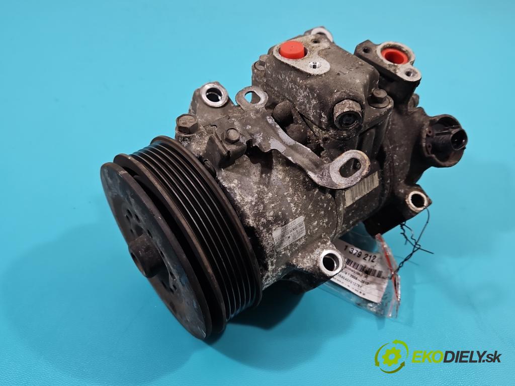 Toyota Auris I 2006-2013 1.6 vvti 124 hp manual 91 kW 1598 cm3 5- Kompresor: klíma 447260-1493 (Kompresory)