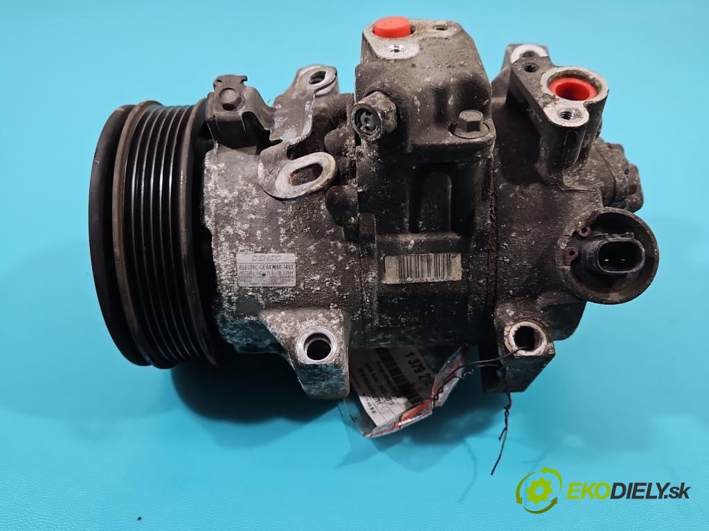 Toyota Auris I 2006-2013 1.6 vvti 124 hp manual 91 kW 1598 cm3 5- Kompresor: klíma 447260-1493 (Kompresory)