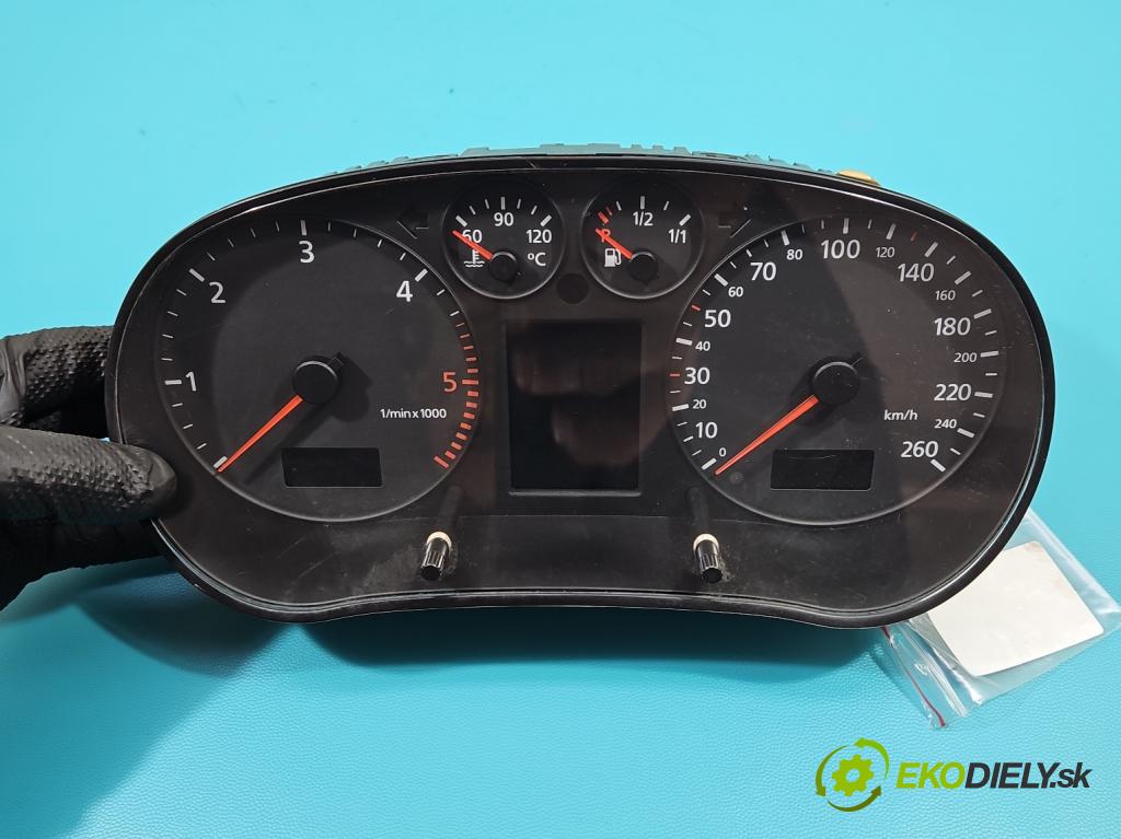 Audi A3 8L 1996-2003 1.9 tdi (ALH) 90 HP manual 66 kW 1896 cm3 3- prístrojovka/ budíky 110208945/023 (Prístrojové dosky, displeje)
