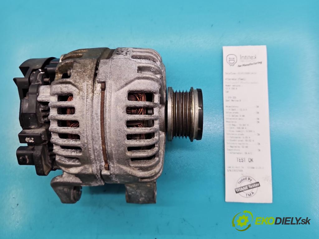 Opel Meriva B 2010-2017 1.4 T 120 HP manual 88 kW 1364 cm3 5- Alternator 0124425085 (Alternátory)
