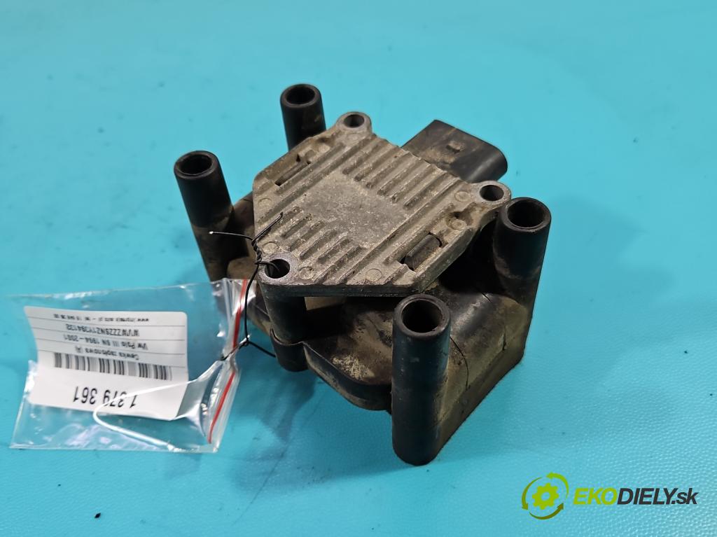 Vw Polo III 6N 1994-2001 1.4 mpi 60 HP manual 44 kW 1390 cm3 5- cievka zapaľovacia  (Zapaľovacie cievky, moduly)