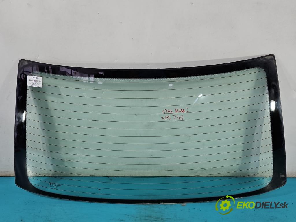 Opel Astra I 1991-2002 1.6 75 hp manual 55 kW 1598 cm3 3- sklo zadní  (Okna zadní)