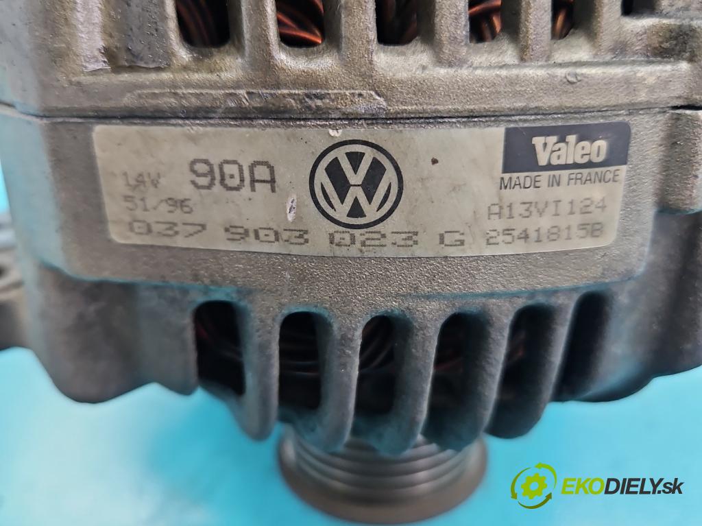 Audi A3 8L 1996-2003 1.8 20V 125 HP manual 92 kW 1781 cm3 3- Alternator 037903023H (Alternátory)