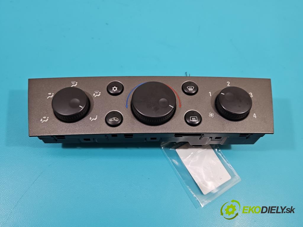 Opel Vectra C 2002-2008 1.8 16V 122 hp manual 90 kW 1796 cm3 5- palubní deska panel topení 24441228