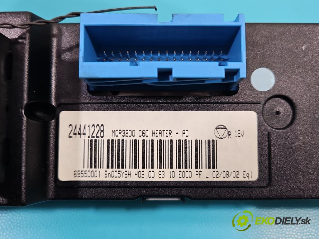 Opel Vectra C 2002-2008 1.8 16V 122 hp manual 90 kW 1796 cm3 5- palubní deska panel topení 24441228