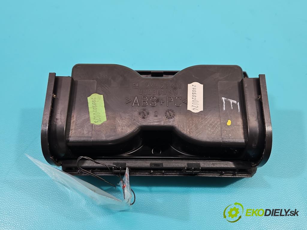 Opel Vectra C 2002-2008 1.8 16V 122 HP manual 90 kW 1796 cm3 5- Rukojeť: na nápoje: 24423418 (Úchyty, držiaky na nápoje)