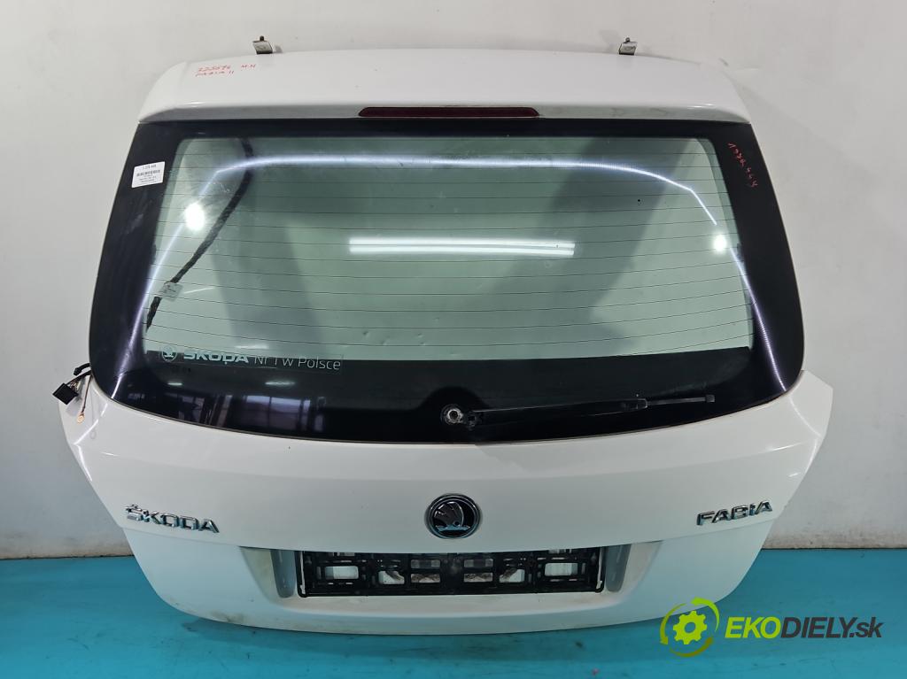 Skoda Fabia II 2007-2014 1.2 12V 69KM manual 51 kW 1198 cm3 5- zadní kufrové dveře  (Zadní kapoty)