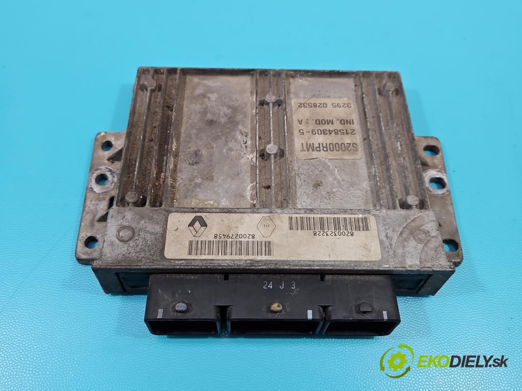 Renault Espace IV 2003-2014 2.0 T 163 hp automatic 120 kW 1998 cm3 5- řídící jednotka motoru 8200279458