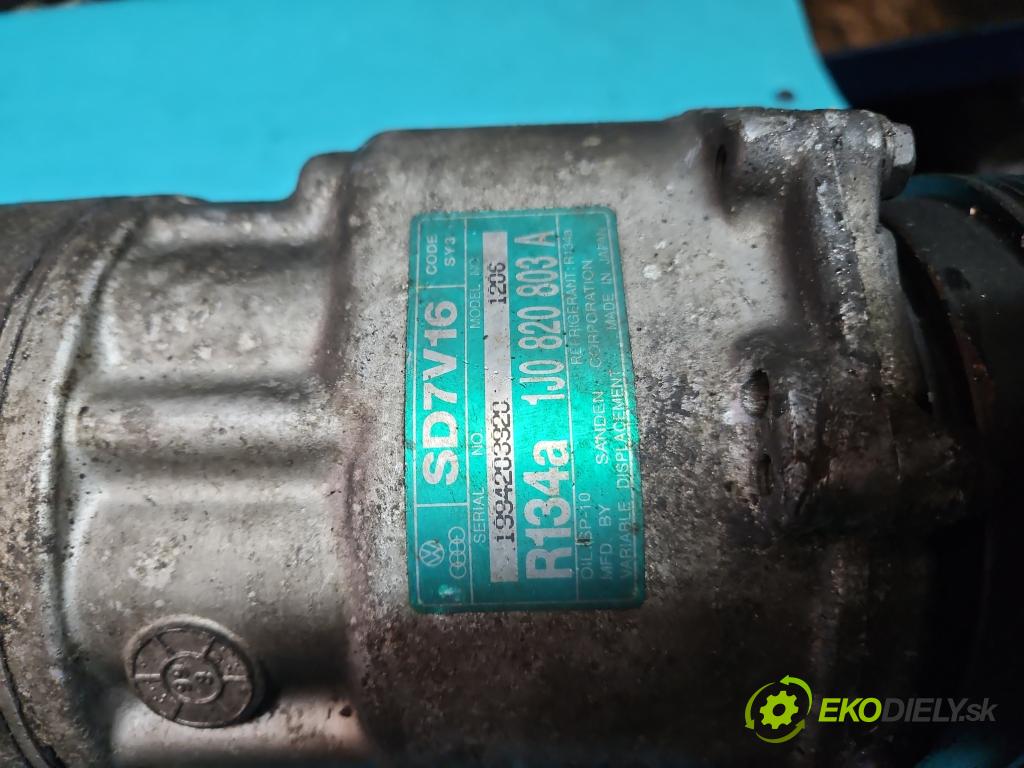 Vw Golf IV 1997-2003 1.9 tdi 90 HP manual 66 kW 1896 cm3 3- Kompresor: klimatizácie 1J0820803A (Kompresory klimatizácie)