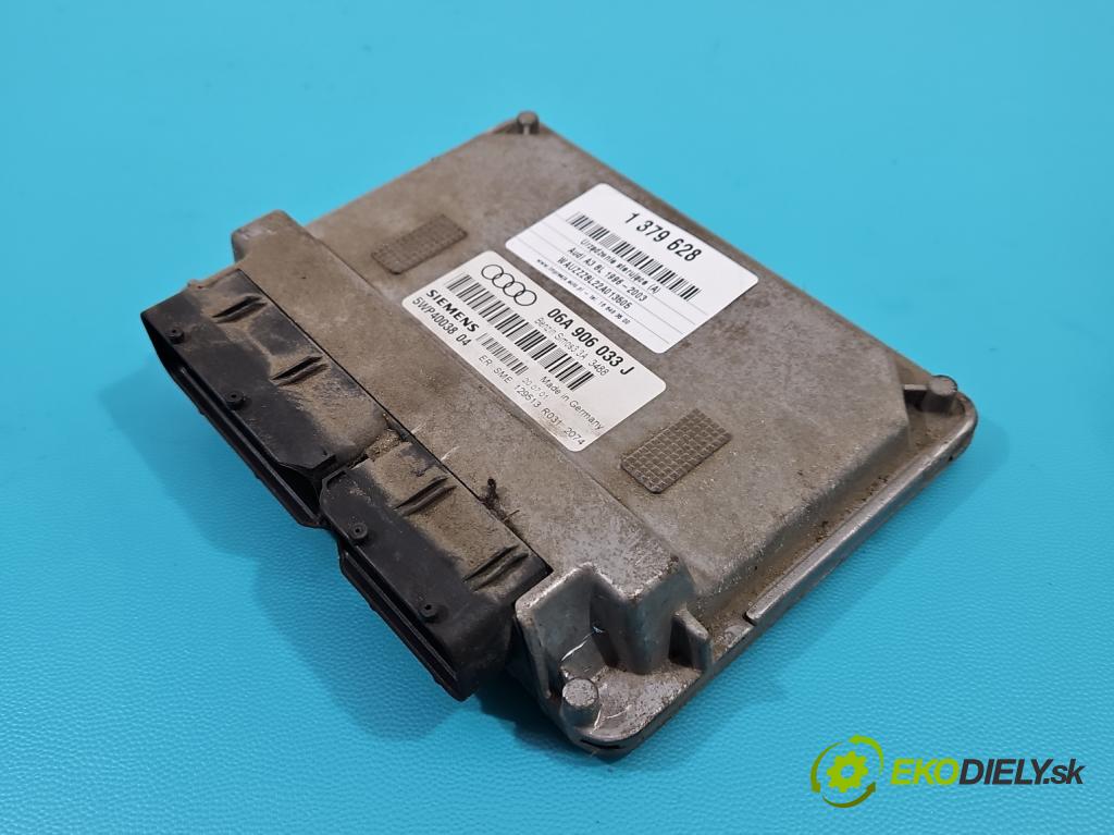 Audi A3 8L 1996-2003 1.6 SR 102 hp manual 75 kW 1595 cm3 5- řídící jednotka motoru 06A906033J
